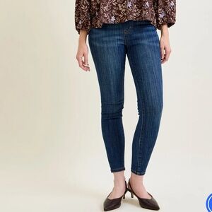 Judy Blue Pull-up Deep Indigo Skinny Jeans